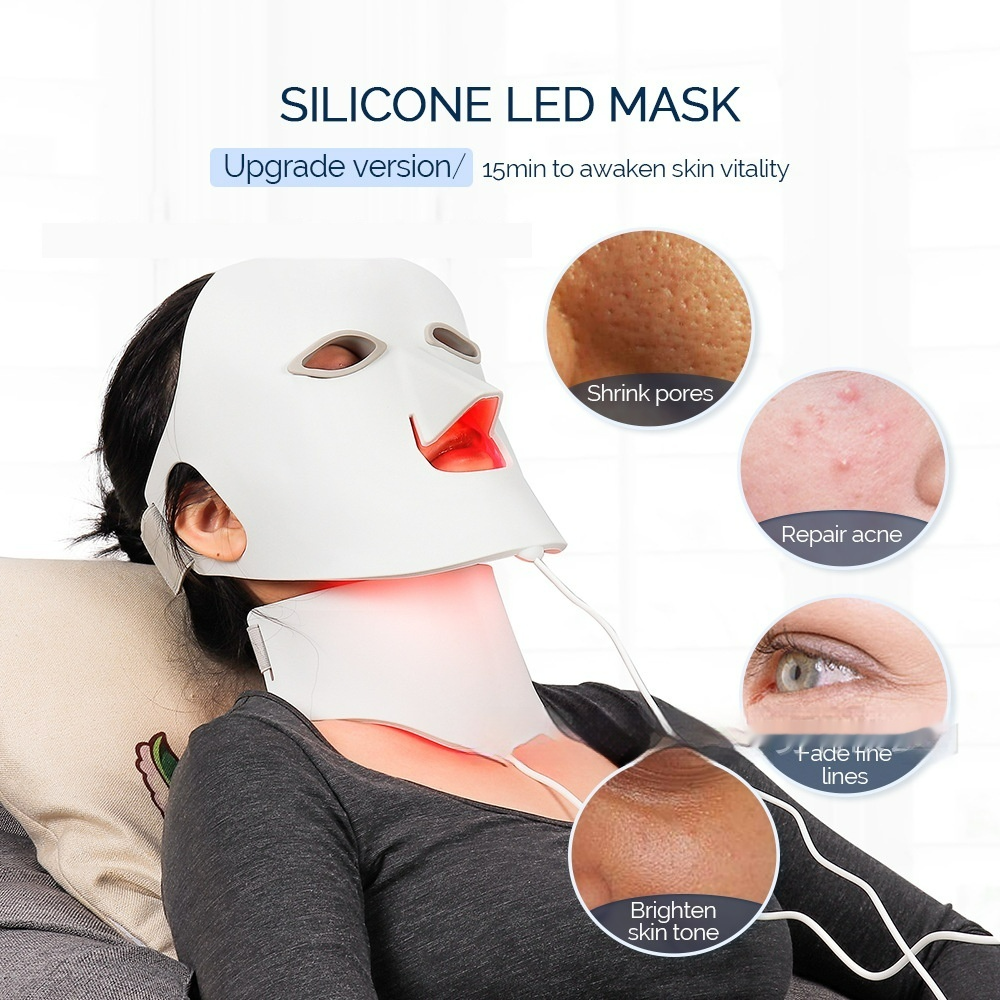 Flexible Silicone LED Face Mask