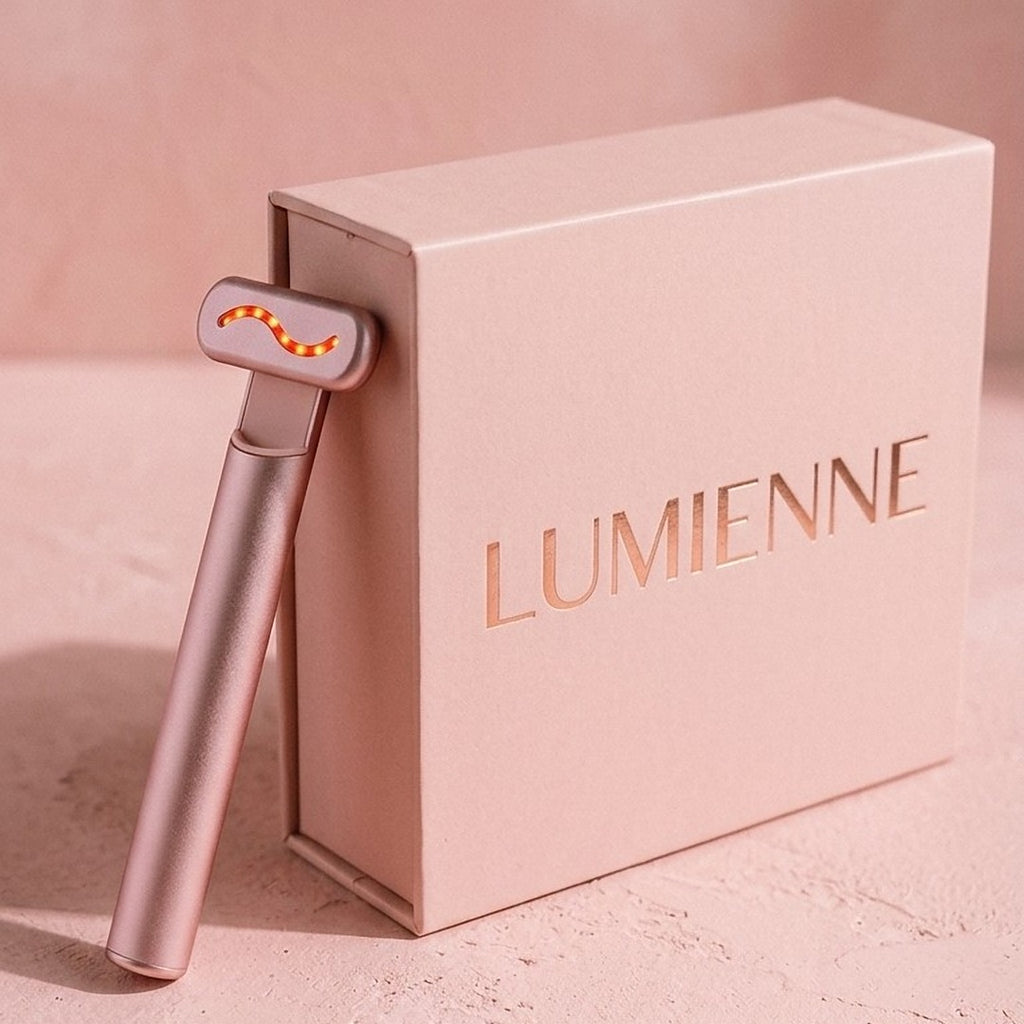 Lumienne Glow Wand in its pink gift box